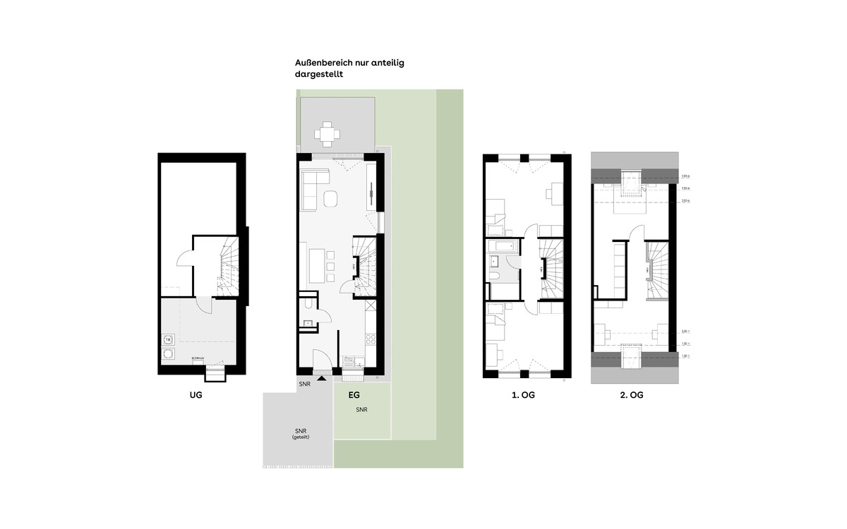 Home sweet home:<br>Reihenhäuser mit 121 m².