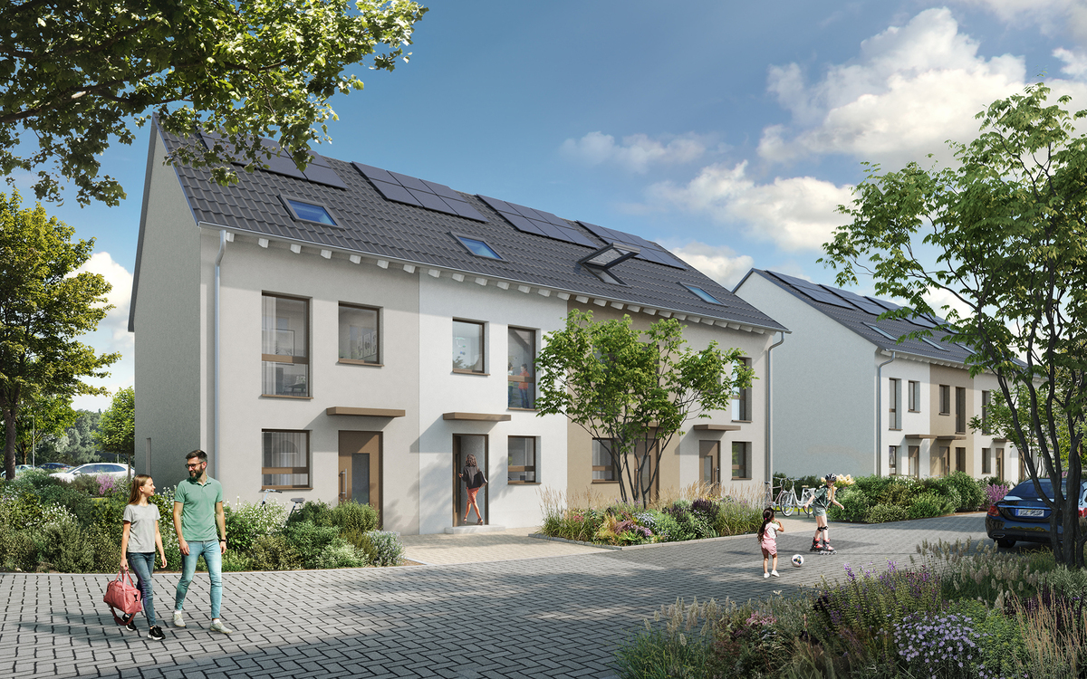 Home sweet home:<br>Reihenhäuser mit 121 m².